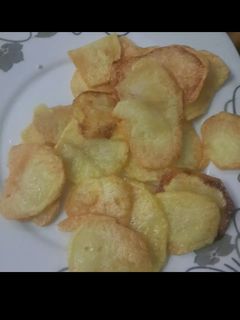 عکسی از دستور چیپس خانگی