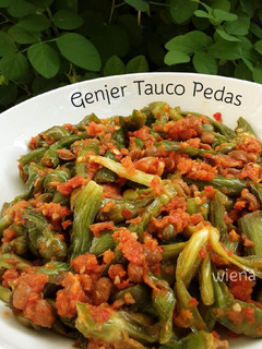 Foto resep 40. Tumis Genjer Tauco Pedas