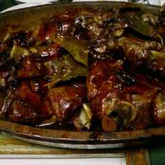 Una foto de Paletillas de cordero recental al horno 