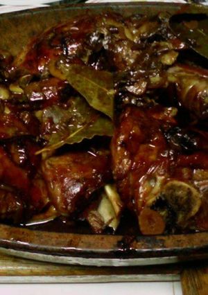 Una foto de Paletillas de cordero recental al horno 
