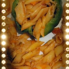 A picture of Red sauce pasta.