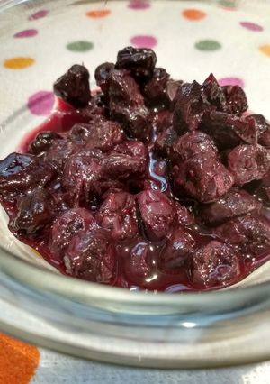 Una foto de Mermelada de arándanos dietética (apto diabéticos)