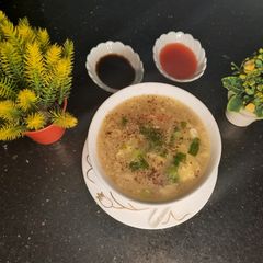A picture of Fish soup.