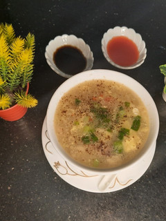A picture of Fish soup.