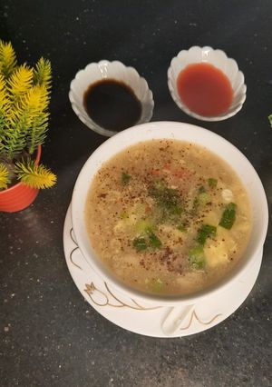 A picture of Fish soup.