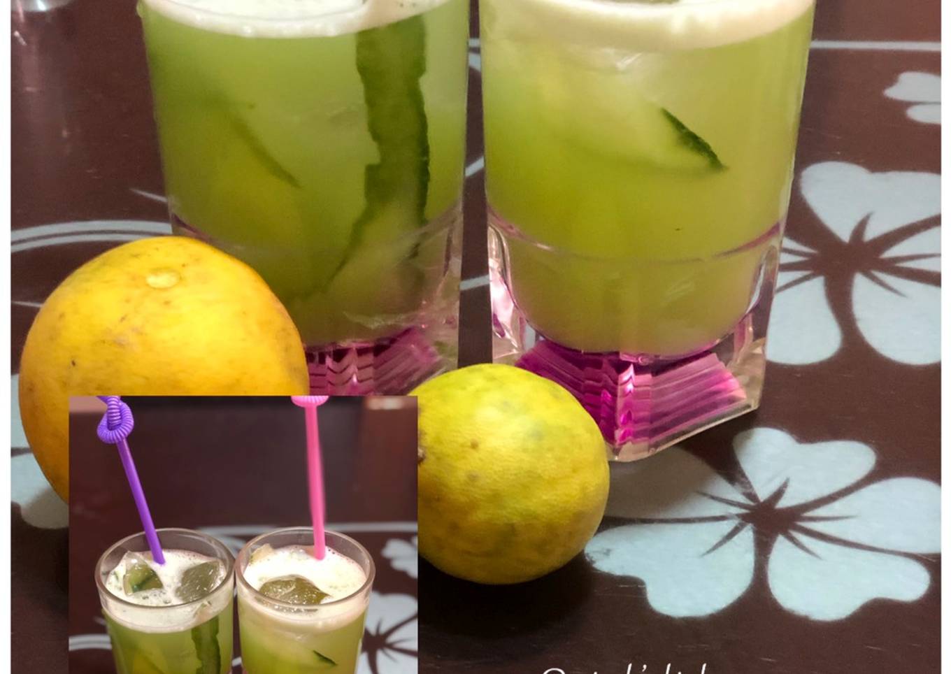 Cucumber drink🍋🥒