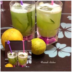 A picture of Cucumber drink🍋🥒.