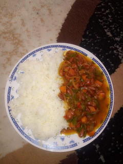 A picture of Rice with Beans.