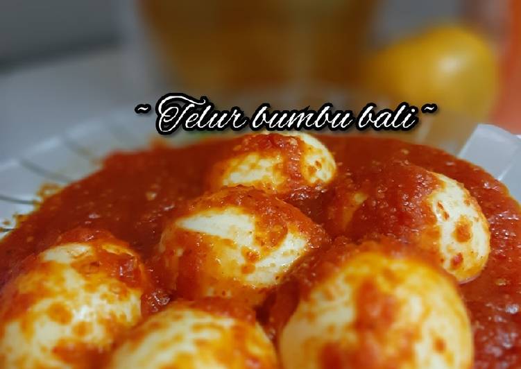 Telur bumbu bali