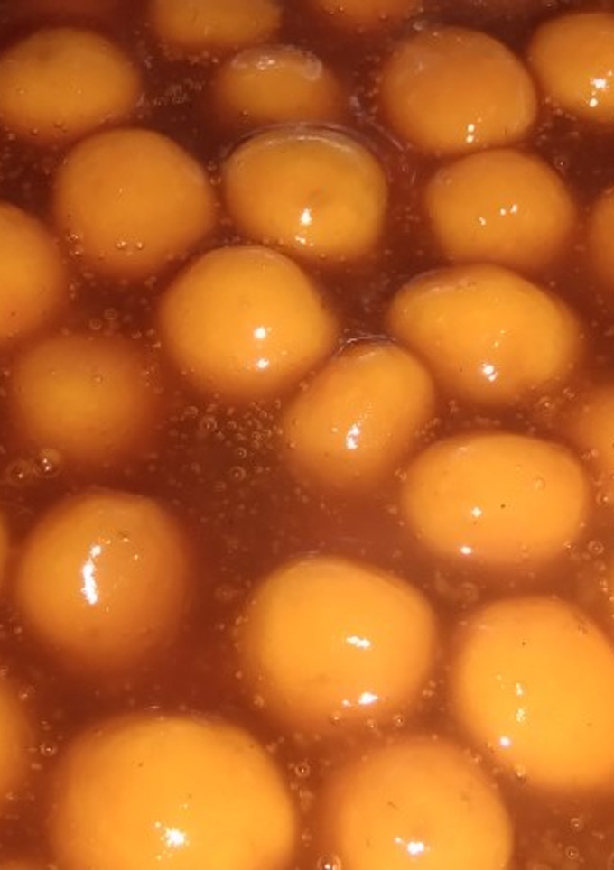 Foto resep Kolak biji salak ubi orange