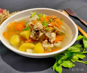 Ini Caranya Sup Ayam Jamur Khas Bandung Nikmat Lezat