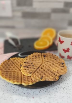 Φωτογραφία της συνταγής Εύκολες Βάφλες με γιαούρτι