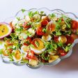 SALAD rau mầm với trứng