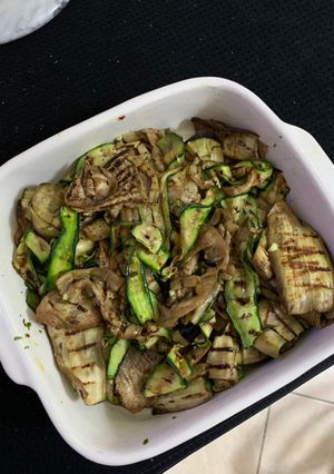 Foto di Melanzane e zucchine grigliate