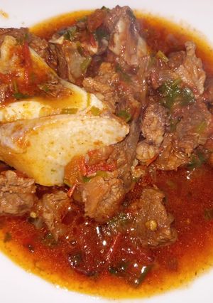 A picture of #Beef challenge.
