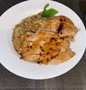 Easy Steps to Make Spicy risotto with mushrooms and glazed chicken breast the  Makes Drooling Delicious