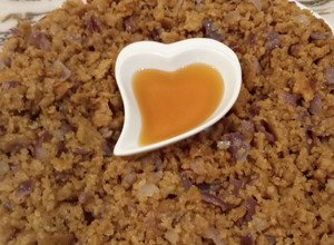 صورة لوصفة القرص المفروك من الأكلات الشعبية في السعودية 👍😋 💚