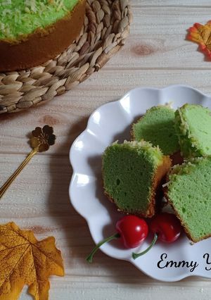 Foto resep Bolu pandan panggang tepung mocaf
