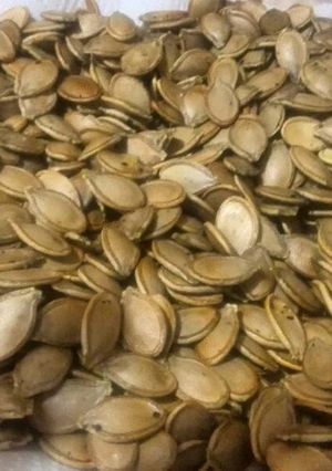 Una foto de Semillas de auyama tostadas