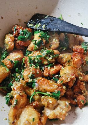 Foto resep Ayam kemangi cabe hijau