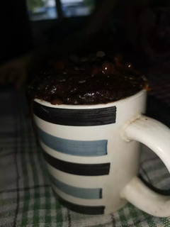 Una foto de Torta de chocolate en taza