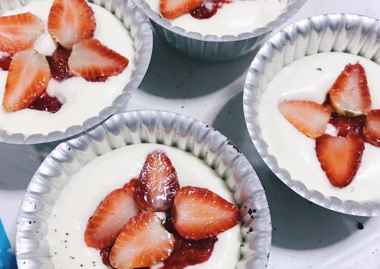 สตรอว์เบอร์รี่โอริโอ้ชีสพาย