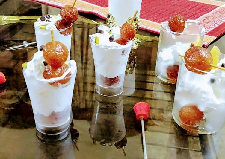Simple Way to Prepare Homemade Bread gulab jamun mousse