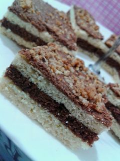 صورة لوصفة بسكويت الطبقات بالشكولاته🍪