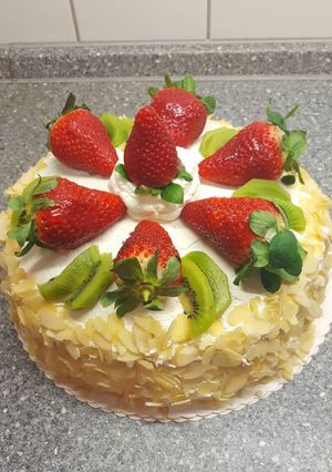صورة لوصفة كيكة اسفنجية 🎂