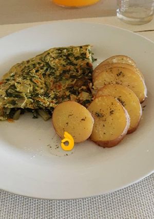 Una foto de Tortilla de acelga