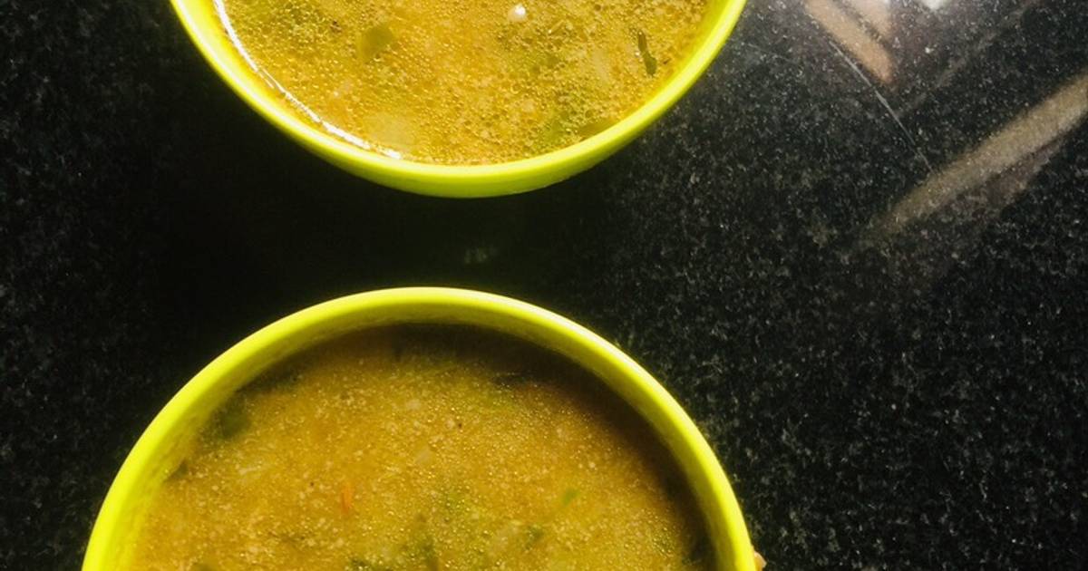 Sprouted horse gram + palak soup weight loss recipe Recipe by Azhagum