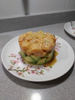 Una foto de Tartar de Salmón