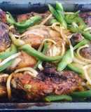 Pollo horneado