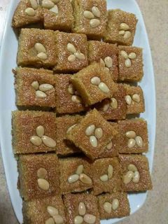صورة لوصفة هريسه بالقشطه