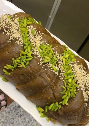 عکسی از دستور حلوا دارچینی