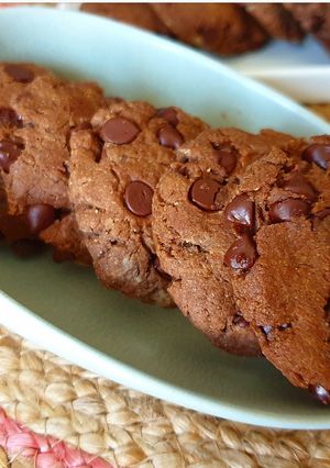 Une photo de Cookies tout choco