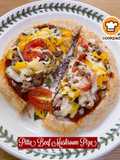 👩‍🍳Pitta Beef Mushroom Piza