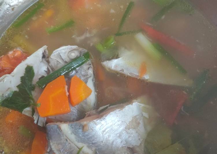 Resep Sup ikan bawal putih yang Sempurna