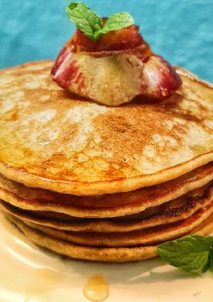 আপেল সিনামন প্যানকেক(Apple cinnamon pancake recipe in bengali) রেসিপির প্রধান ছবি