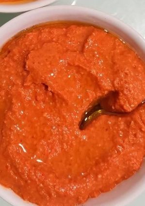 Una foto de Dip rojo ahumado