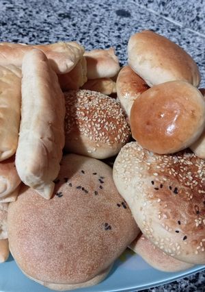 A picture of Sugar and Cinnamon Pastries, Cheese and Olive Pastries.