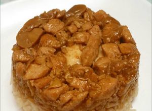 Foto resep Nasi Tim Ayam Jamur