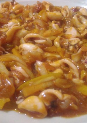 Foto resep Cumi Saos Padang