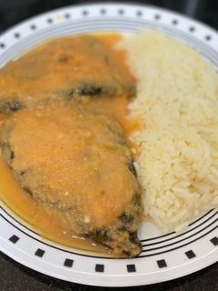 Una foto de Chiles rellenos “light” fáciles en freidora de aire