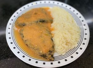 Una foto de Chiles rellenos “light” fáciles en freidora de aire