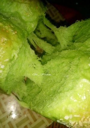 Foto resep Roti Sobek Pandan Ekonomis "Super Lembut"