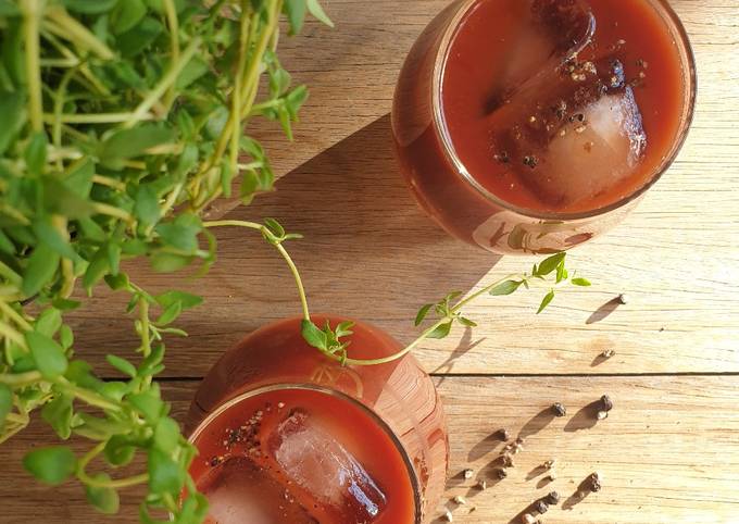 How to Make Favorite Bloody mary 🍅 (vodka punch)