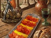 Una foto de jugo de tomate