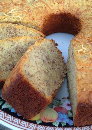 Foto resep Bolu Pisang Panggang Tanpa SP, Banana Cake lembuut