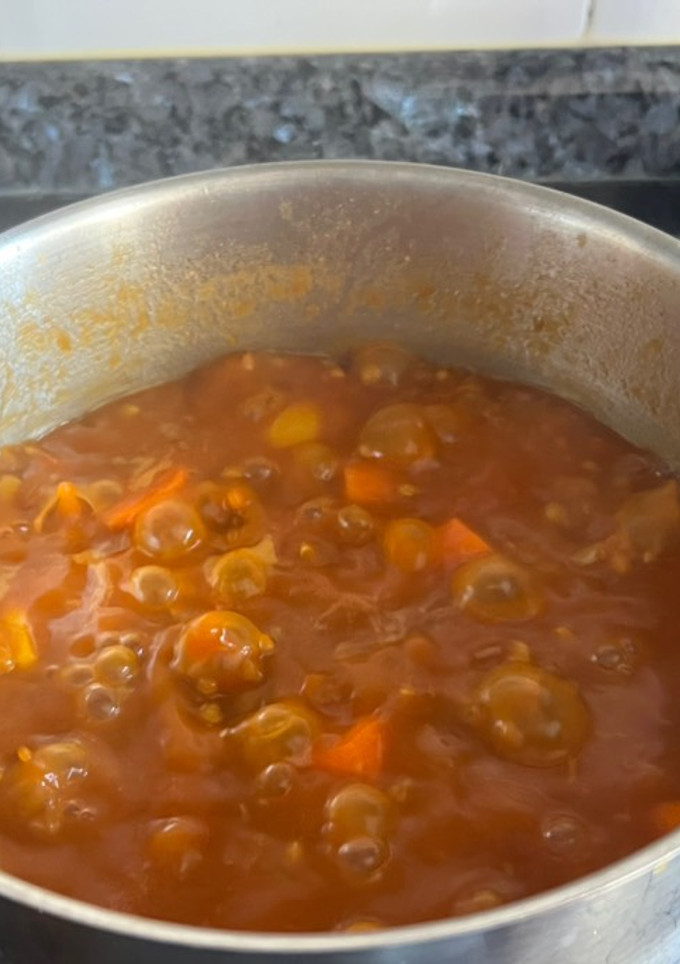 Una foto de Lentejas con chorizo